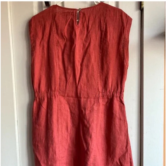 Anthropologie Maxi Dress XL Black, Pink, Red, Orange, Peach - Picture 4 of 13